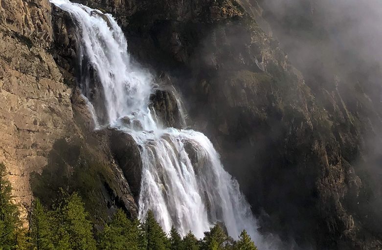 Phoksundo Waterfall view 2